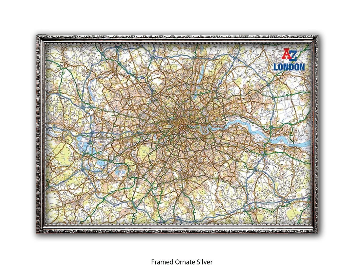 A to Z | London Map | Wall Decor Poster