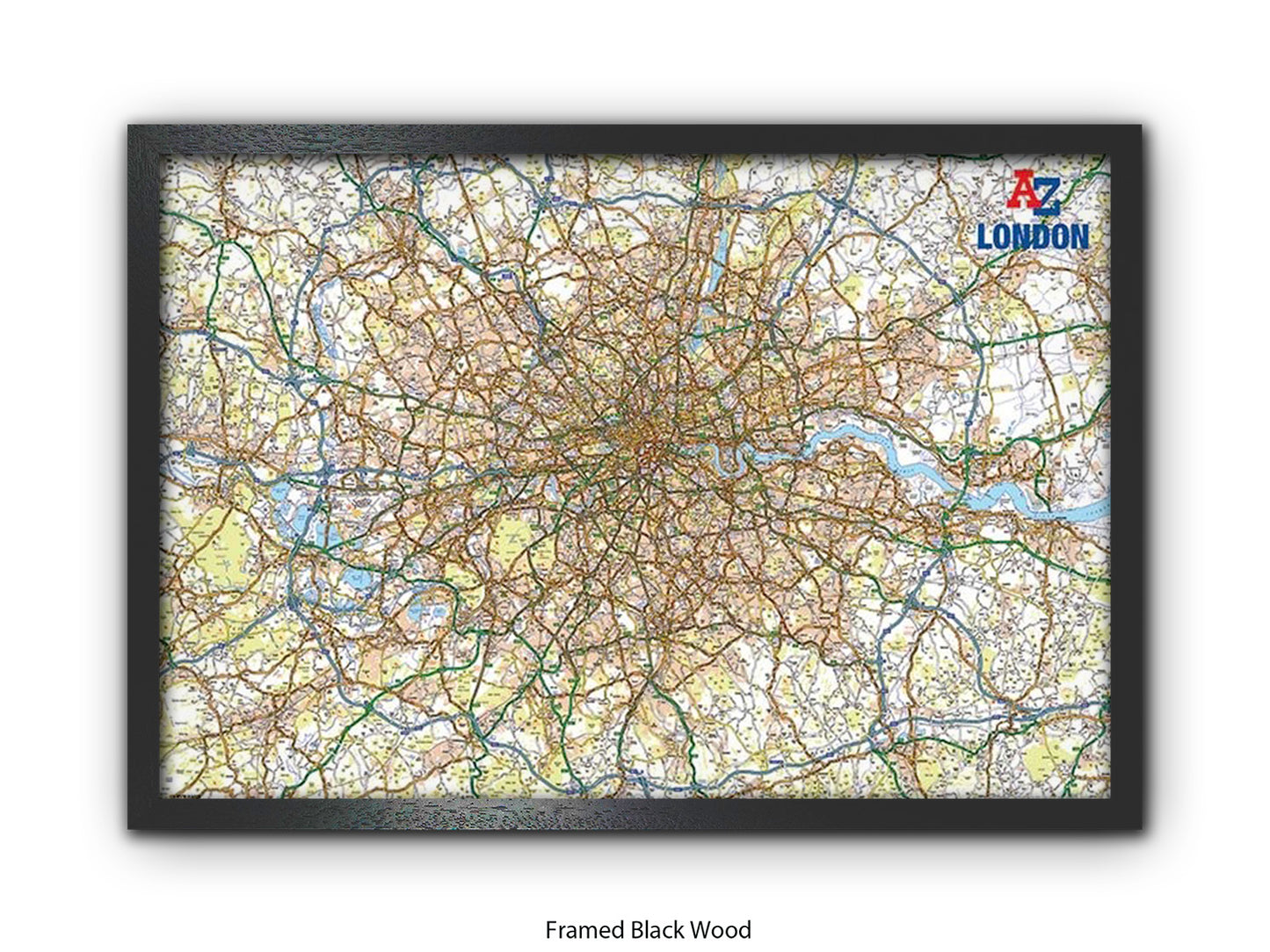 A to Z | London Map | Wall Decor Poster