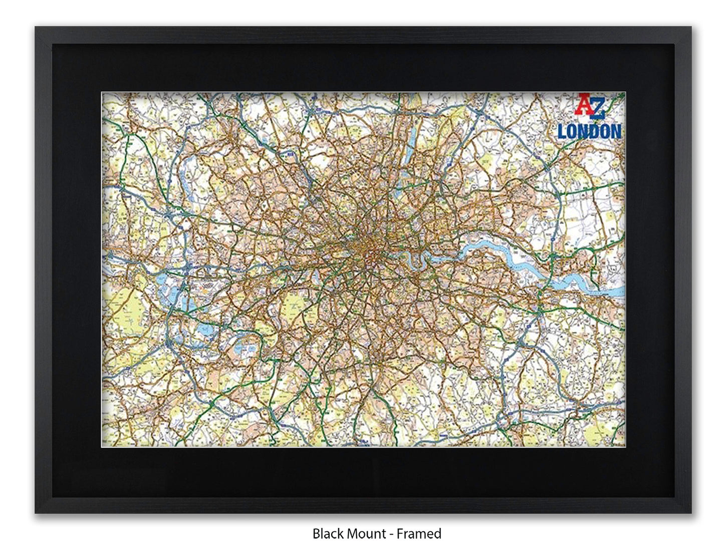 A to Z | London Map | Wall Decor Poster