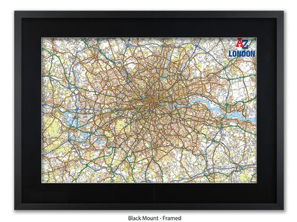 A to Z | London Map | Wall Decor Poster