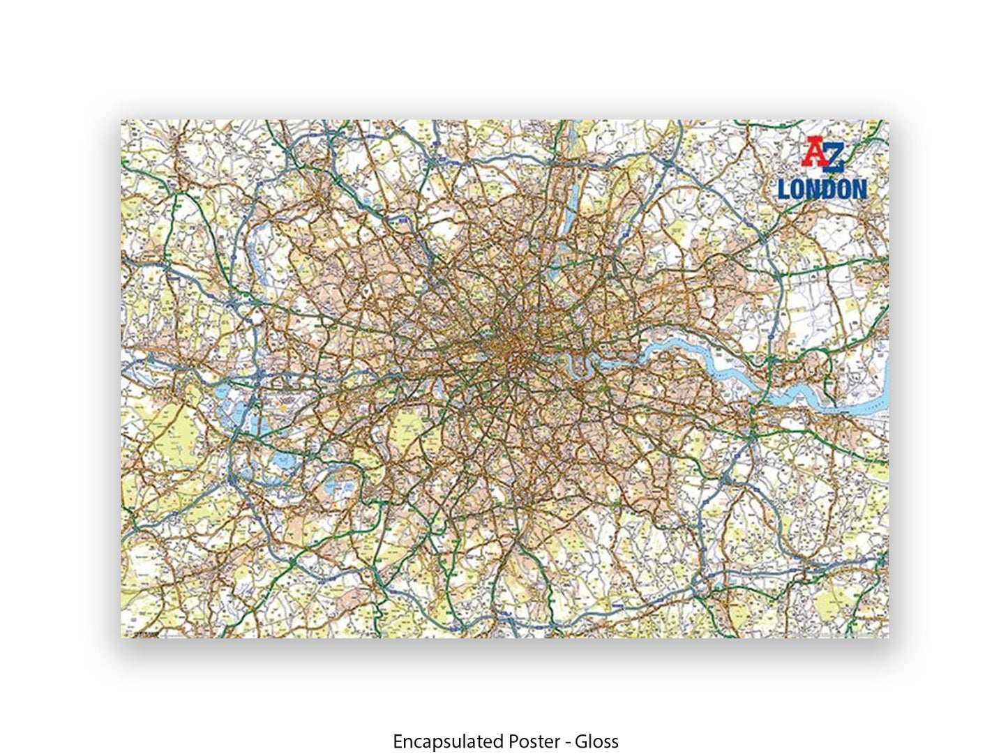 A to Z | London Map | Wall Decor Poster