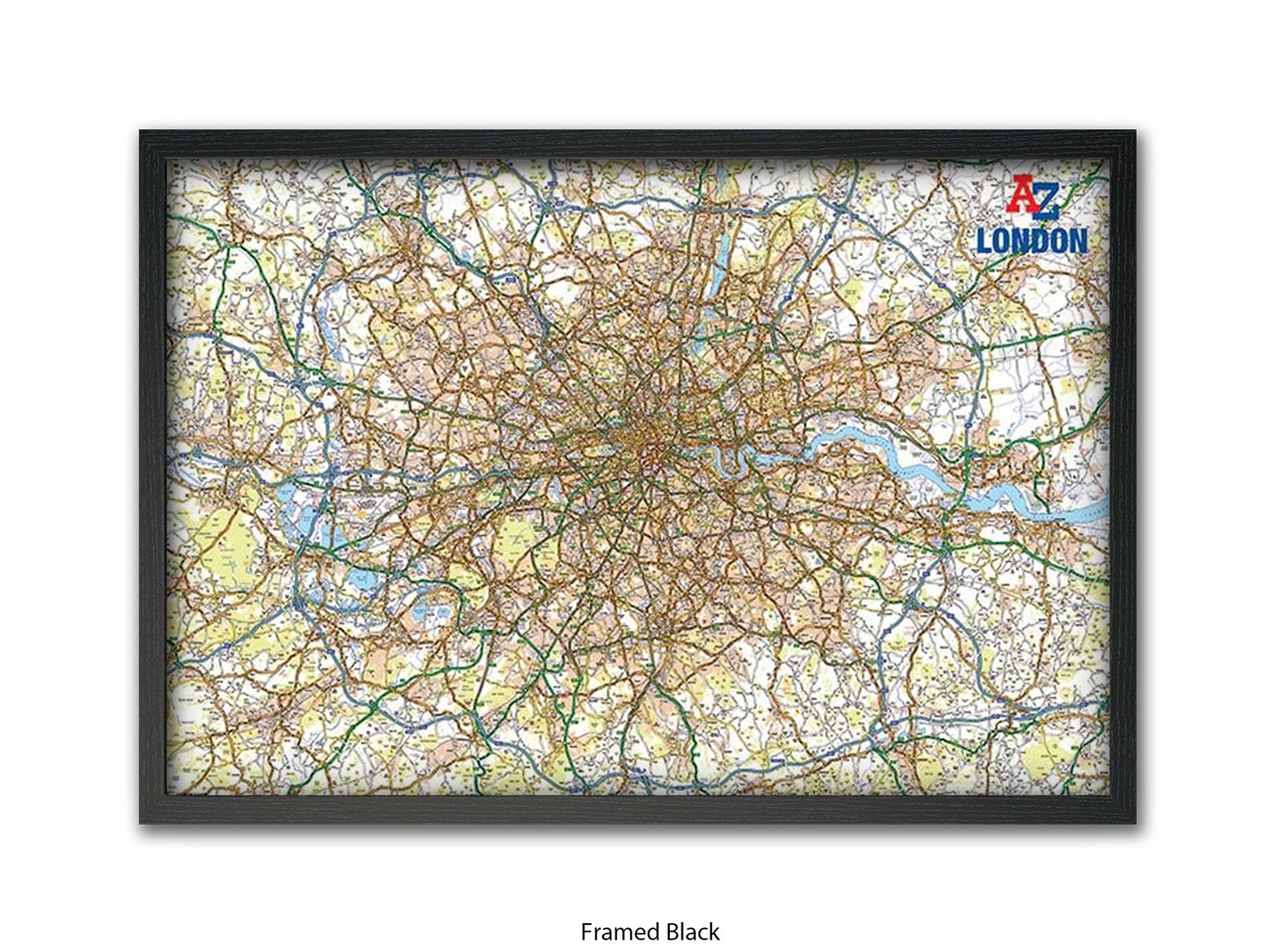 A to Z | London Map | Wall Decor Poster