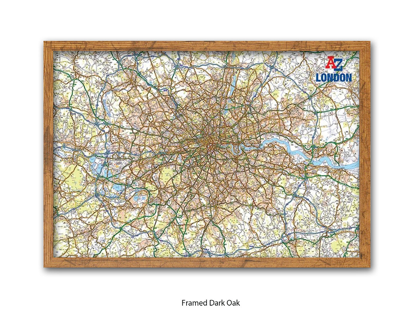 A to Z | London Map | Wall Decor Poster