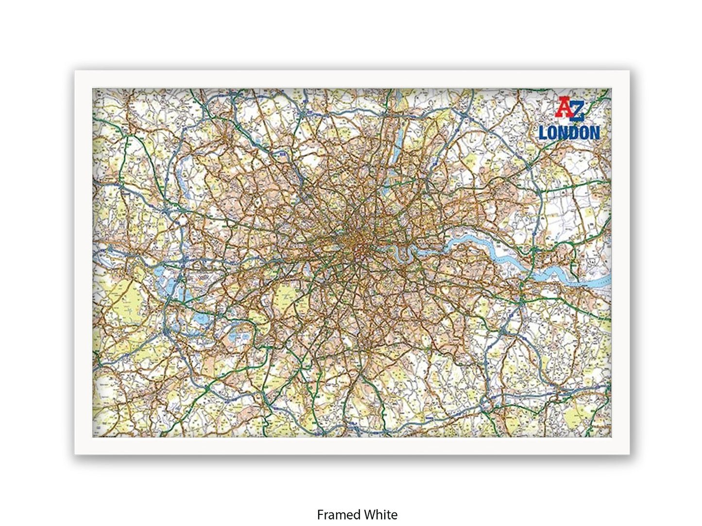 A to Z | London Map | Wall Decor Poster