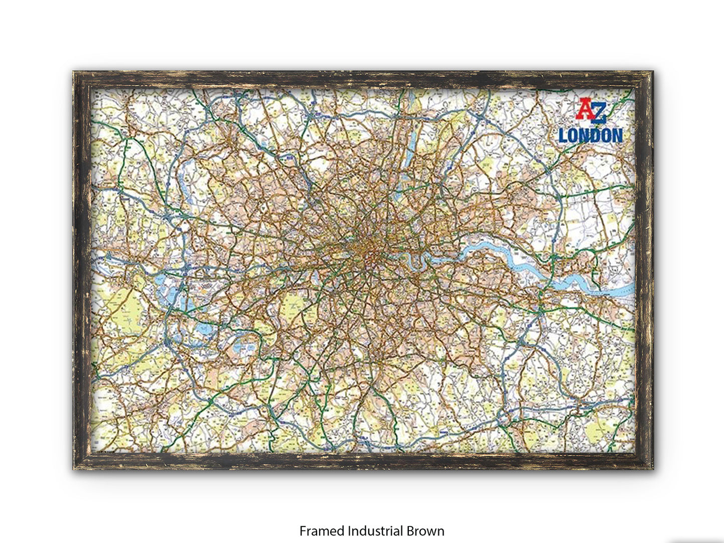 A to Z | London Map | Wall Decor Poster
