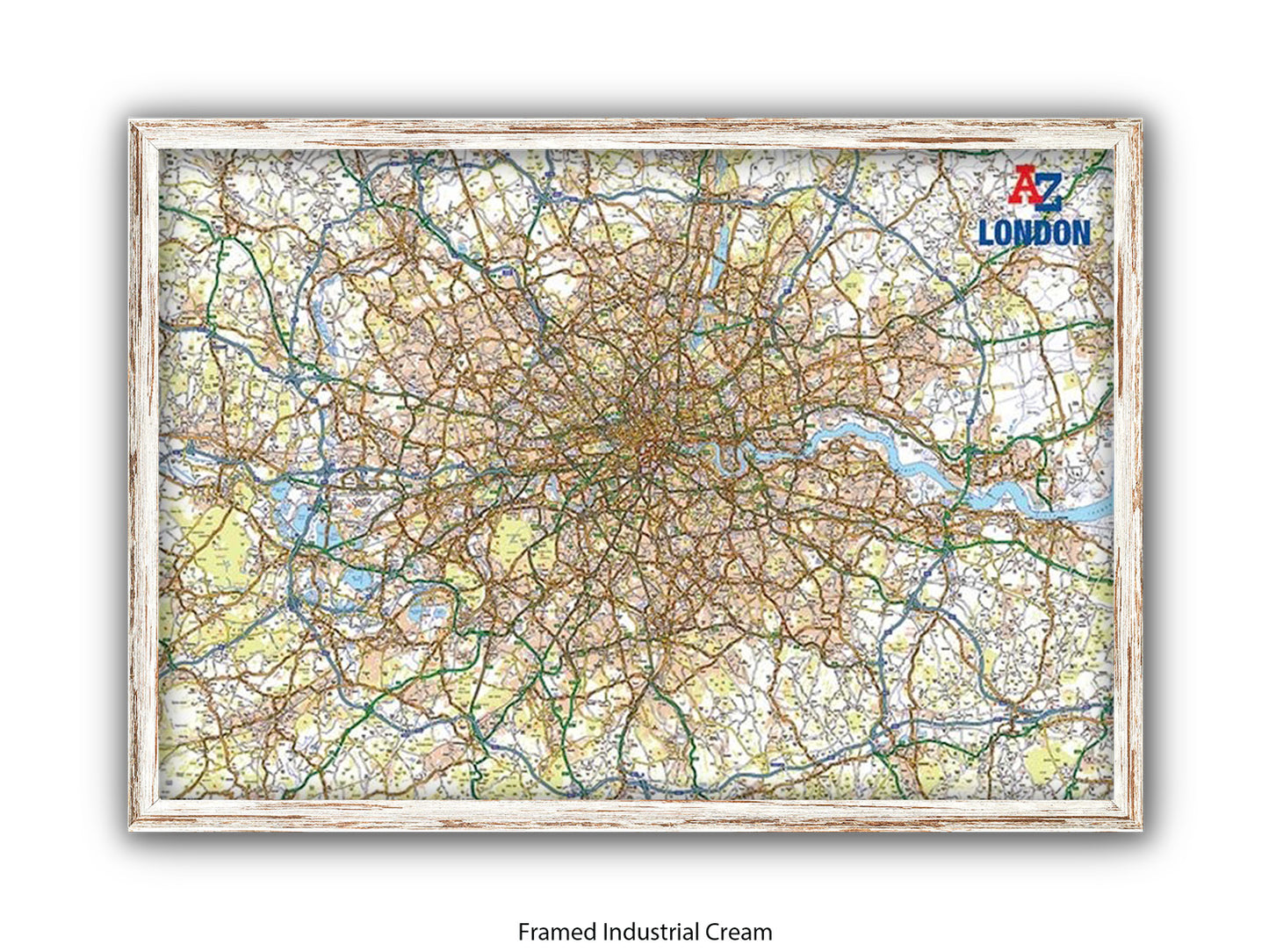 A to Z | London Map | Wall Decor Poster