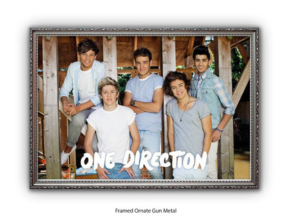 One Direction Poster - Vintage Pop Band Wall Art - 1D Music Print for Fans