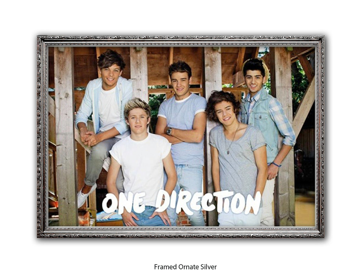 One Direction Poster - Vintage Pop Band Wall Art - 1D Music Print for Fans