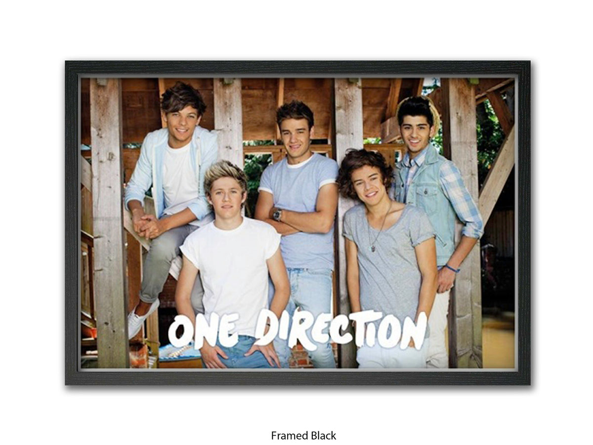 One Direction Poster - Vintage Pop Band Wall Art - 1D Music Print for Fans