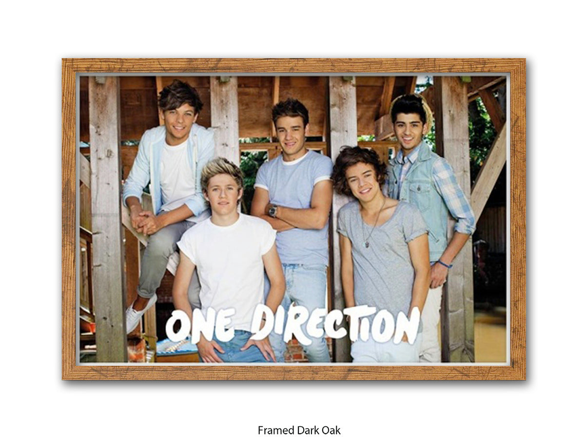 One Direction Poster - Vintage Pop Band Wall Art - 1D Music Print for Fans
