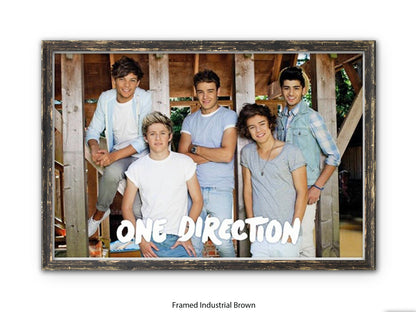 One Direction Poster - Vintage Pop Band Wall Art - 1D Music Print for Fans