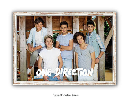One Direction Poster - Vintage Pop Band Wall Art - 1D Music Print for Fans