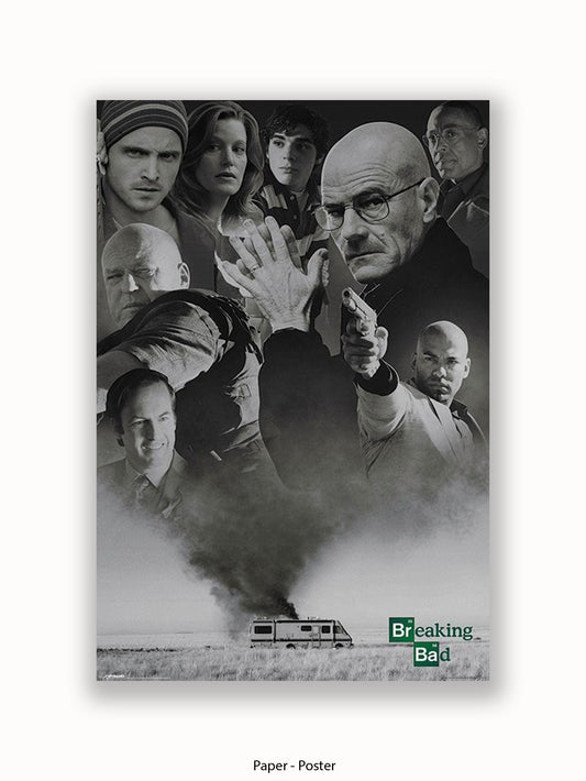 Breaking Bad  Up In Smoke  Characters Poster