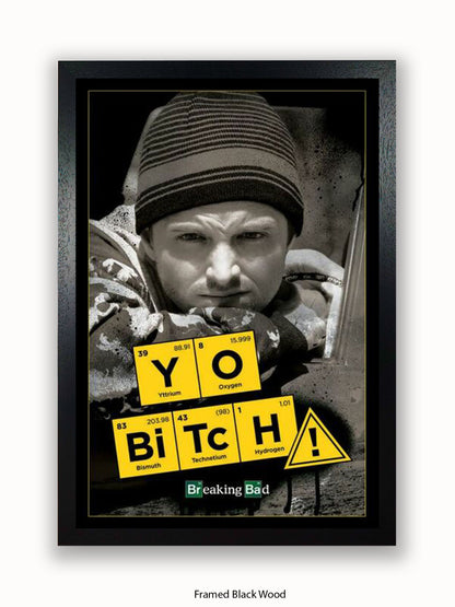 Breaking Bad  Yo Bitch Poster