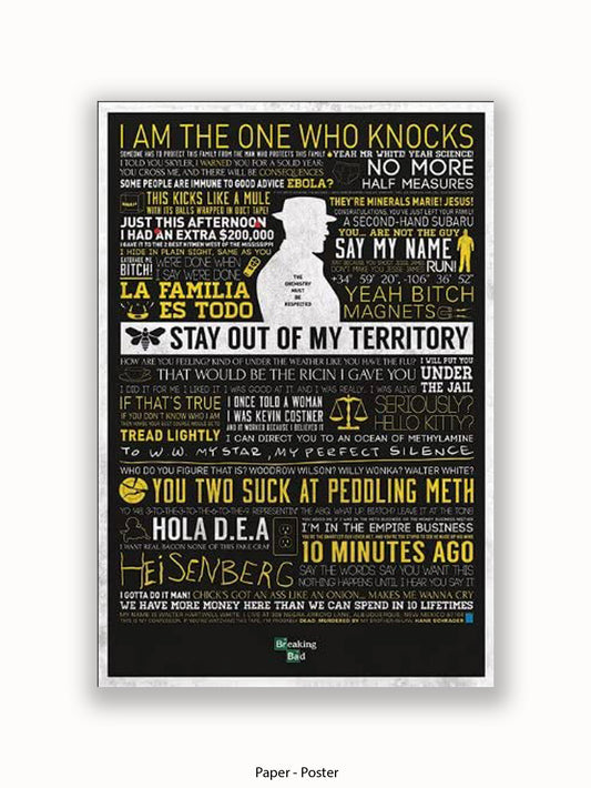 Breaking Bad  Monologue Poster