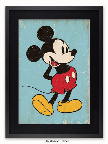 Mickey Mouse  Retro Poster
