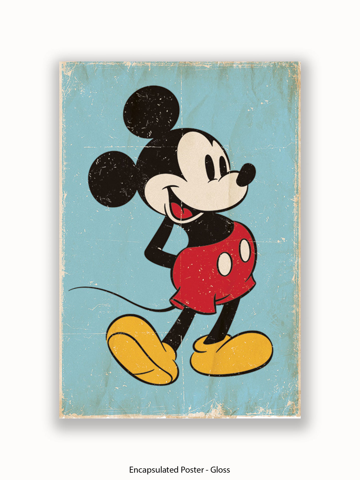 Mickey Mouse  Retro Poster