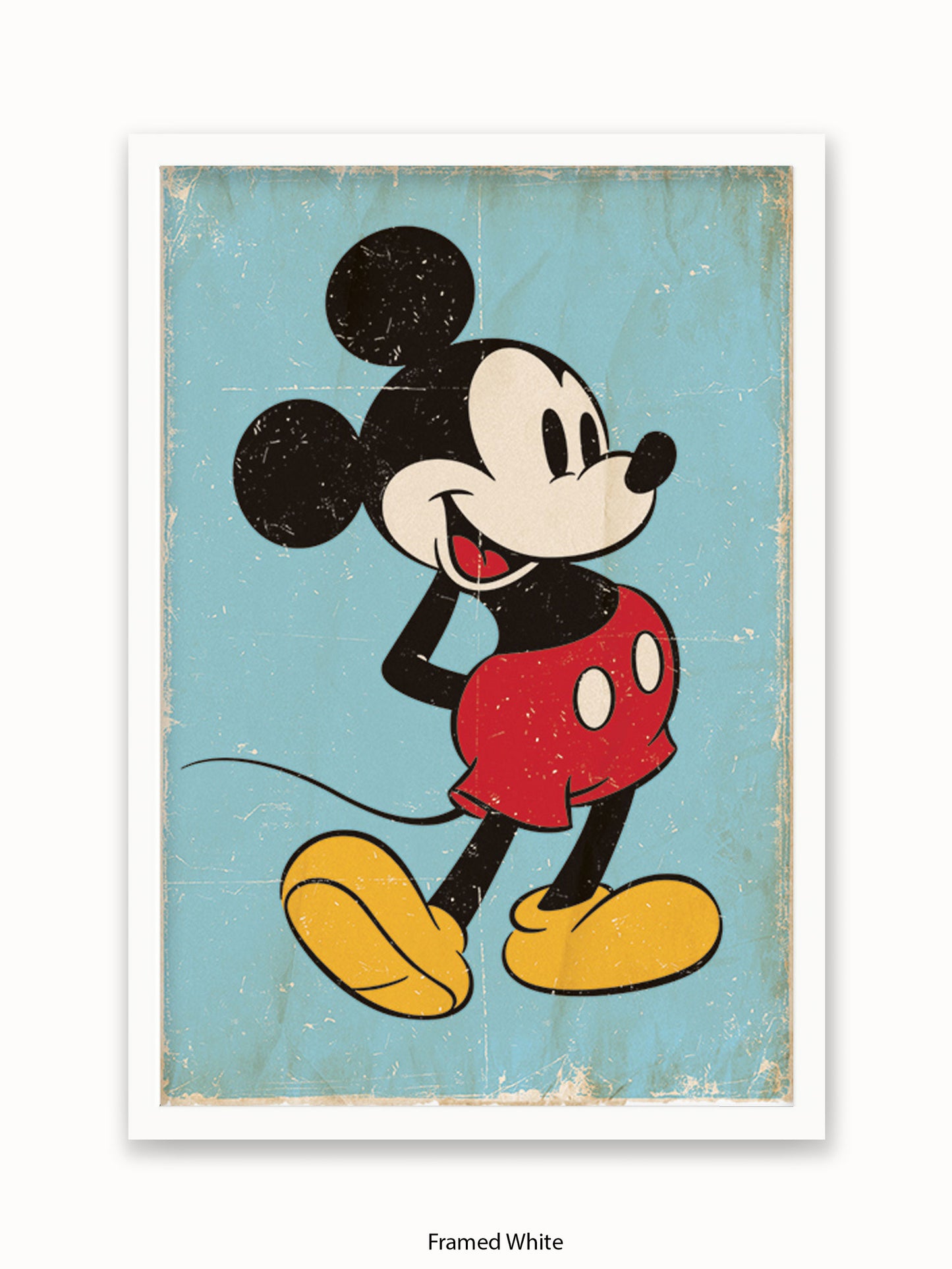 Mickey Mouse  Retro Poster