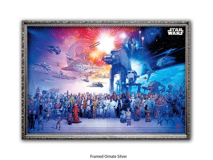 Star Wars | Universe across the years | Star Wars characters old and new | Official Star Wars poster