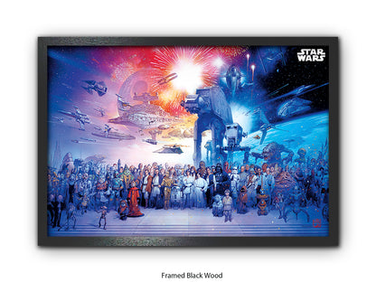 Star Wars | Universe across the years | Star Wars characters old and new | Official Star Wars poster