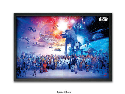 Star Wars | Universe across the years | Star Wars characters old and new | Official Star Wars poster