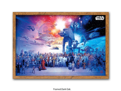 Star Wars | Universe across the years | Star Wars characters old and new | Official Star Wars poster