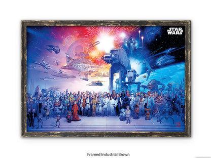 Star Wars | Universe across the years | Star Wars characters old and new | Official Star Wars poster