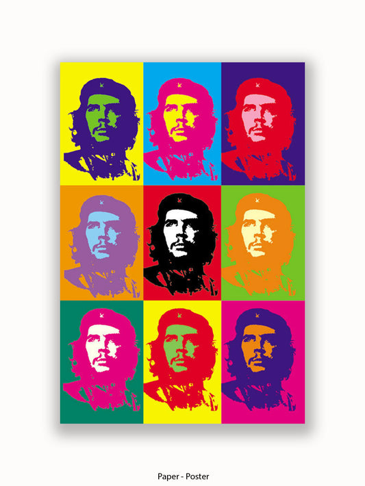 Che Guevara  Pop Art  9 Pics Poster