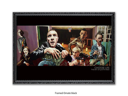 Choose Life - Trainspotting Inspired Art Poster by Justin Reed
