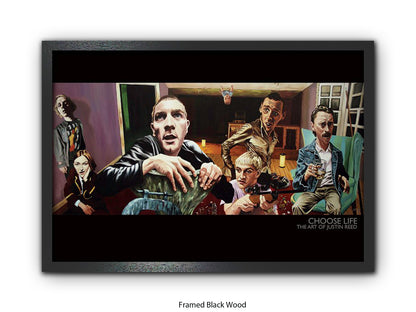 Choose Life - Trainspotting Inspired Art Poster by Justin Reed