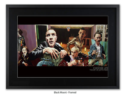 Choose Life - Trainspotting Inspired Art Poster by Justin Reed