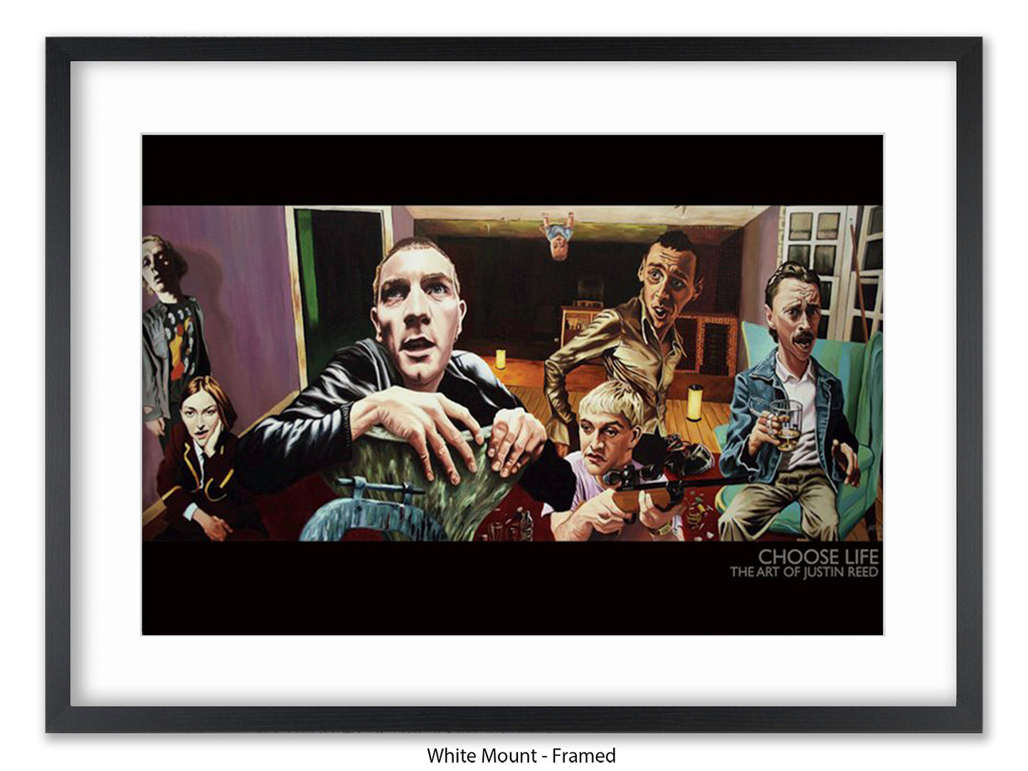 Choose Life - Trainspotting Inspired Art Poster by Justin Reed