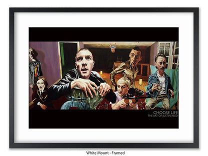 Choose Life - Trainspotting Inspired Art Poster by Justin Reed