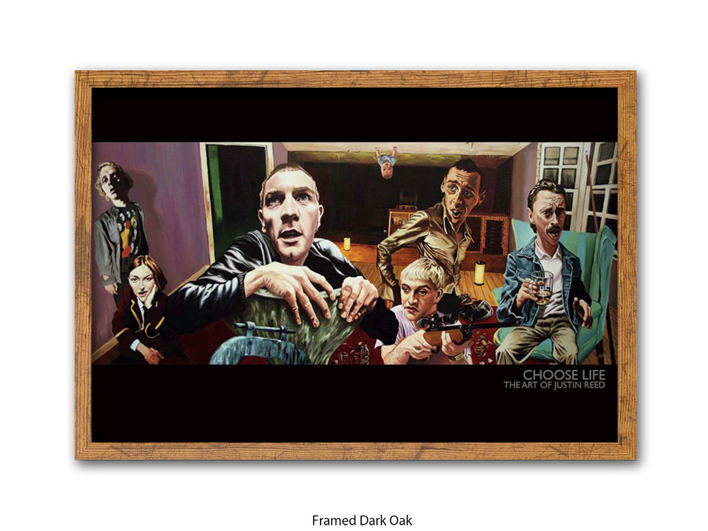 Choose Life - Trainspotting Inspired Art Poster by Justin Reed