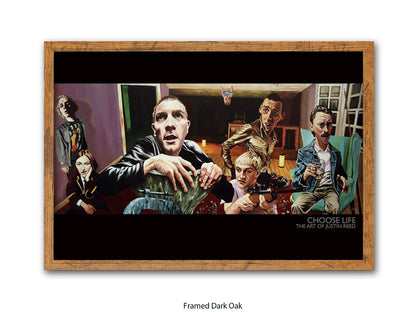 Choose Life - Trainspotting Inspired Art Poster by Justin Reed
