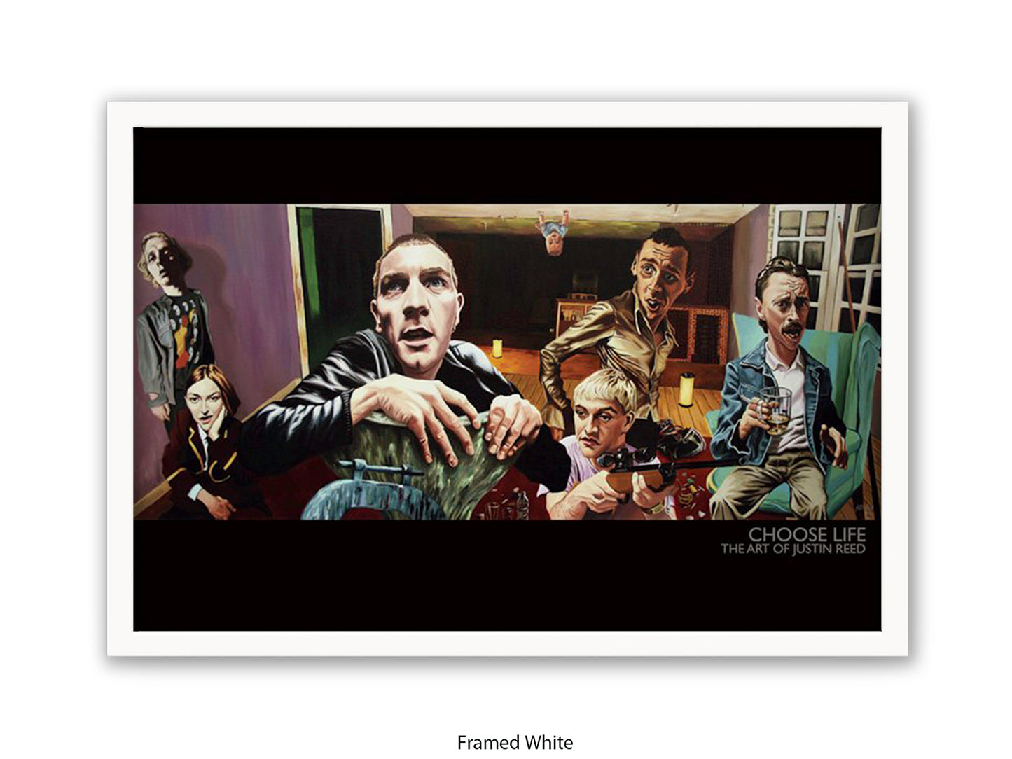 Choose Life - Trainspotting Inspired Art Poster by Justin Reed
