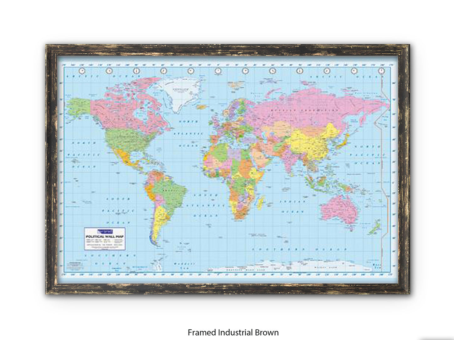 World Map | Political | Wall Decor Poster