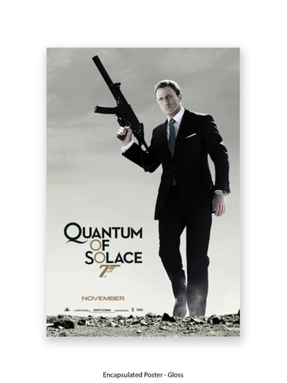 Quantam of Solace James Bond, Daniel Graig Teaser Giant Poster