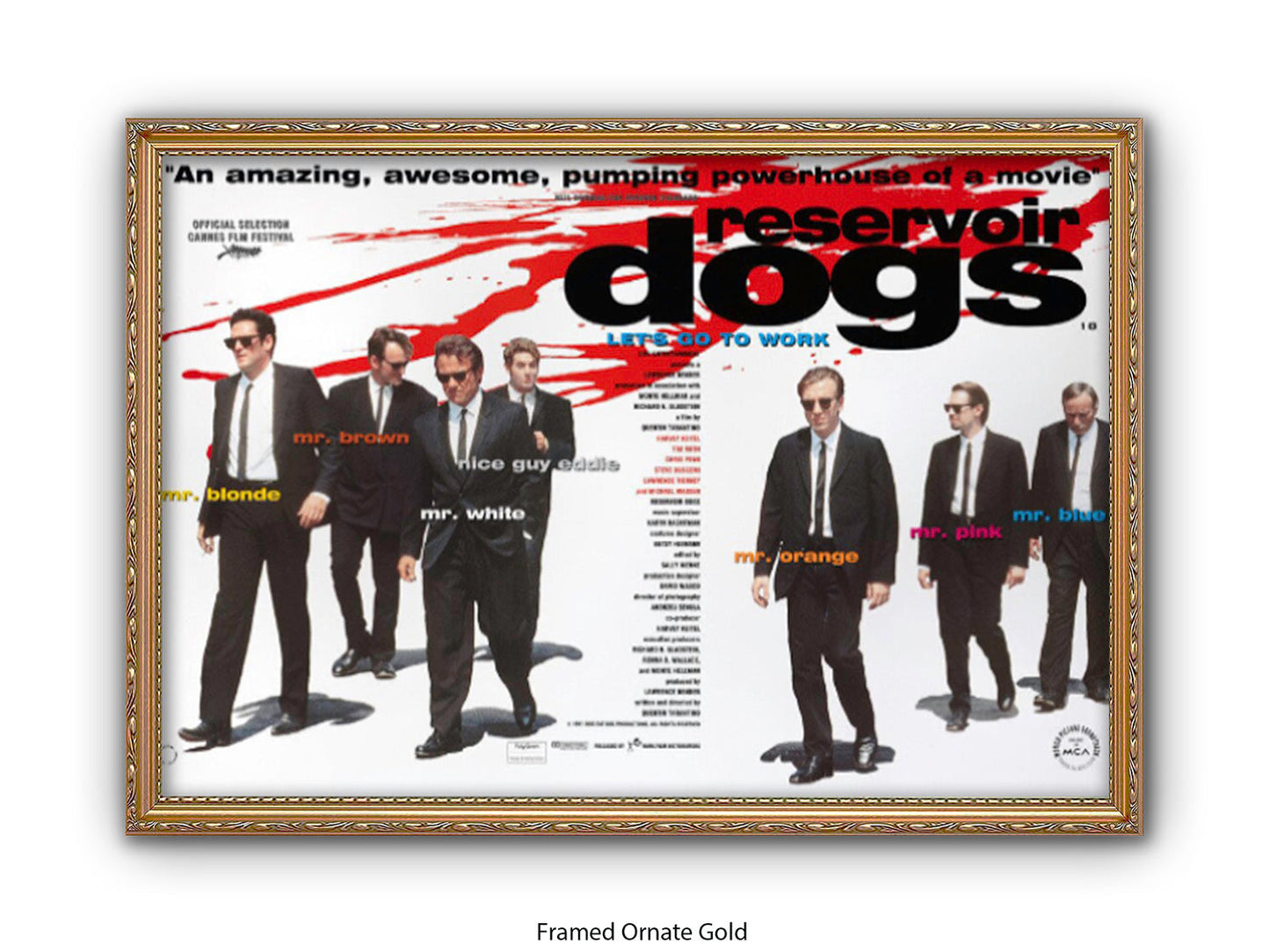 Reservoir Dogs - Film Promo - Extremely Rare - 1991 - Poster