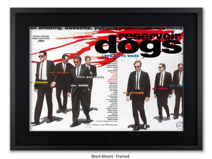 Reservoir Dogs - Film Promo - Extremely Rare - 1991 - Poster