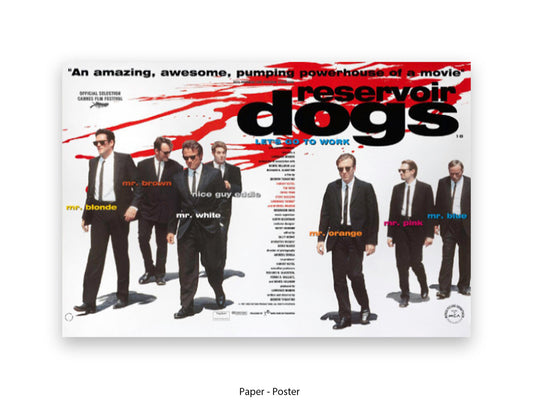 Reservoir Dogs - Film Promo - Extremely Rare - 1991 - Poster