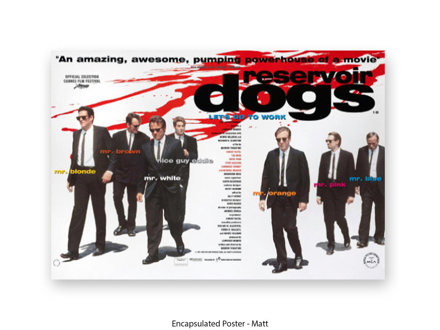 Reservoir Dogs - Film Promo - Extremely Rare - 1991 - Poster