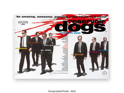 Reservoir Dogs - Film Promo - Extremely Rare - 1991 - Poster