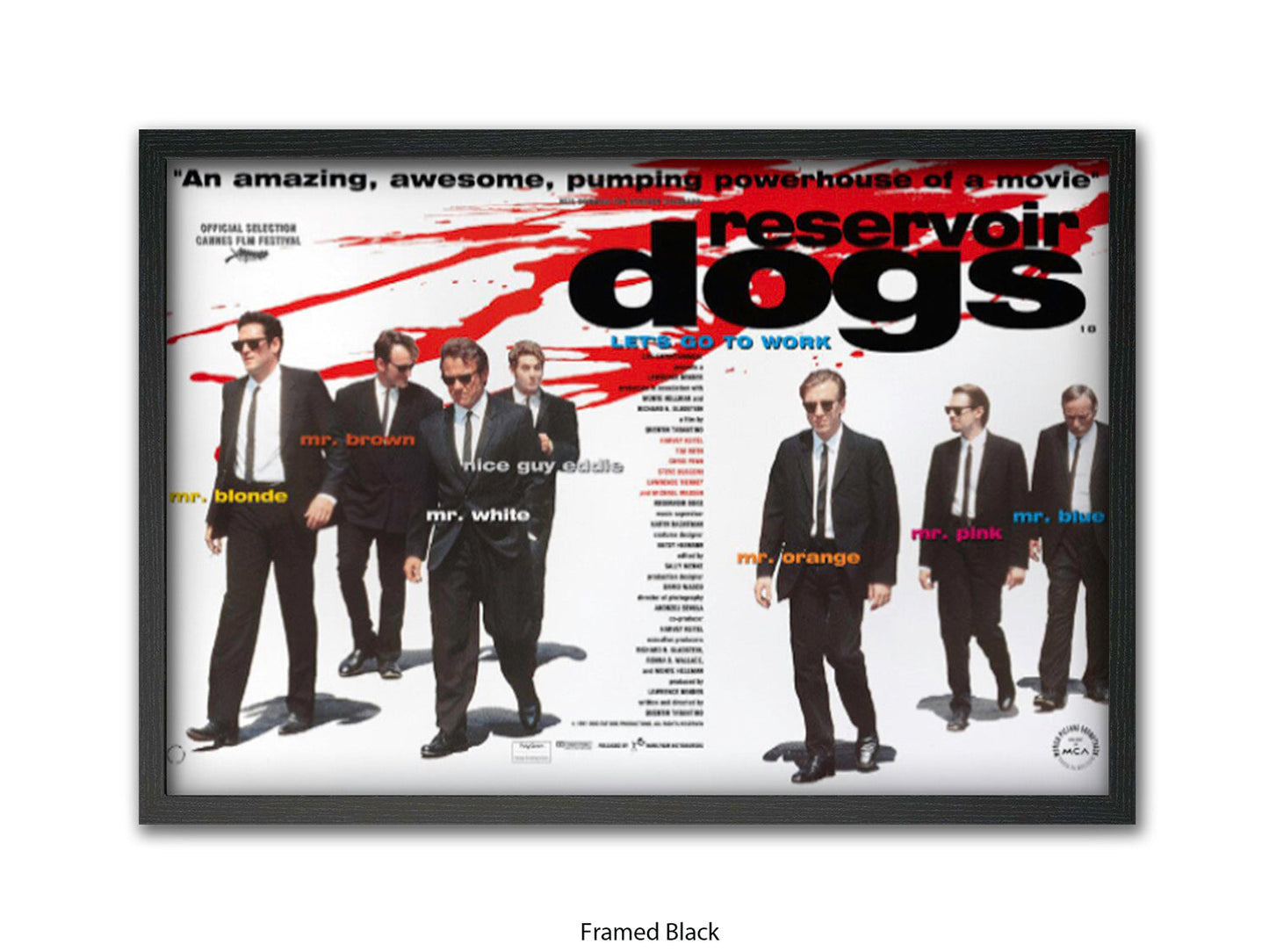 Reservoir Dogs - Film Promo - Extremely Rare - 1991 - Poster
