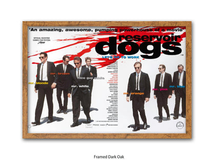 Reservoir Dogs - Film Promo - Extremely Rare - 1991 - Poster