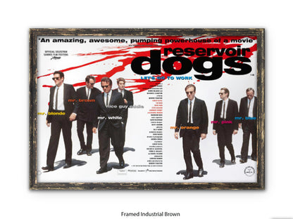 Reservoir Dogs - Film Promo - Extremely Rare - 1991 - Poster
