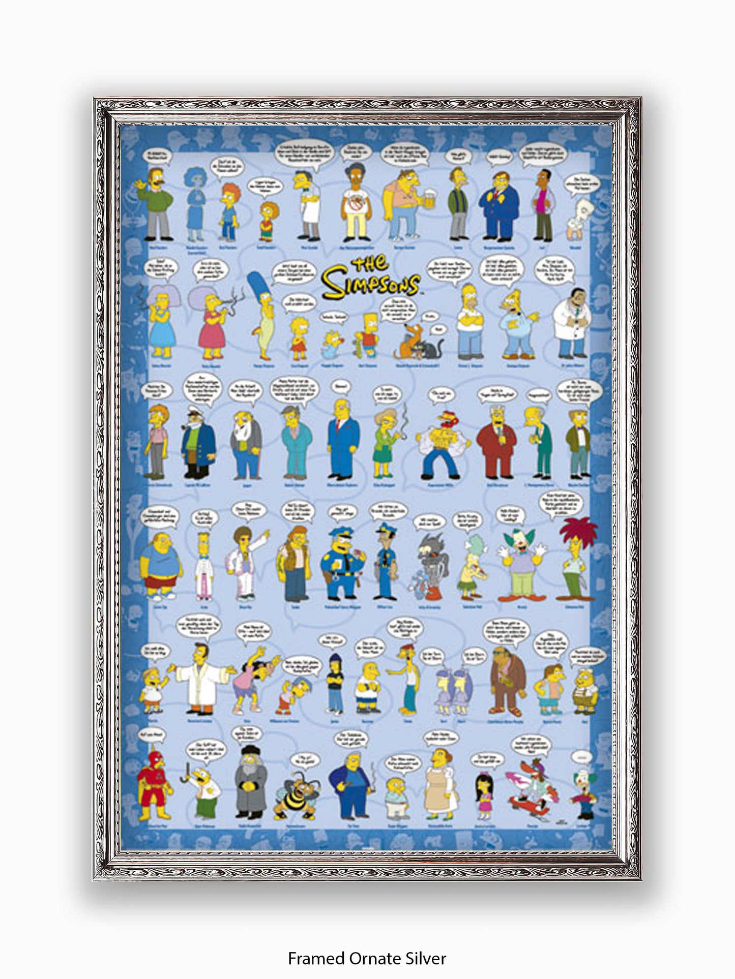 Simpsons  Spruche  Characters Poster