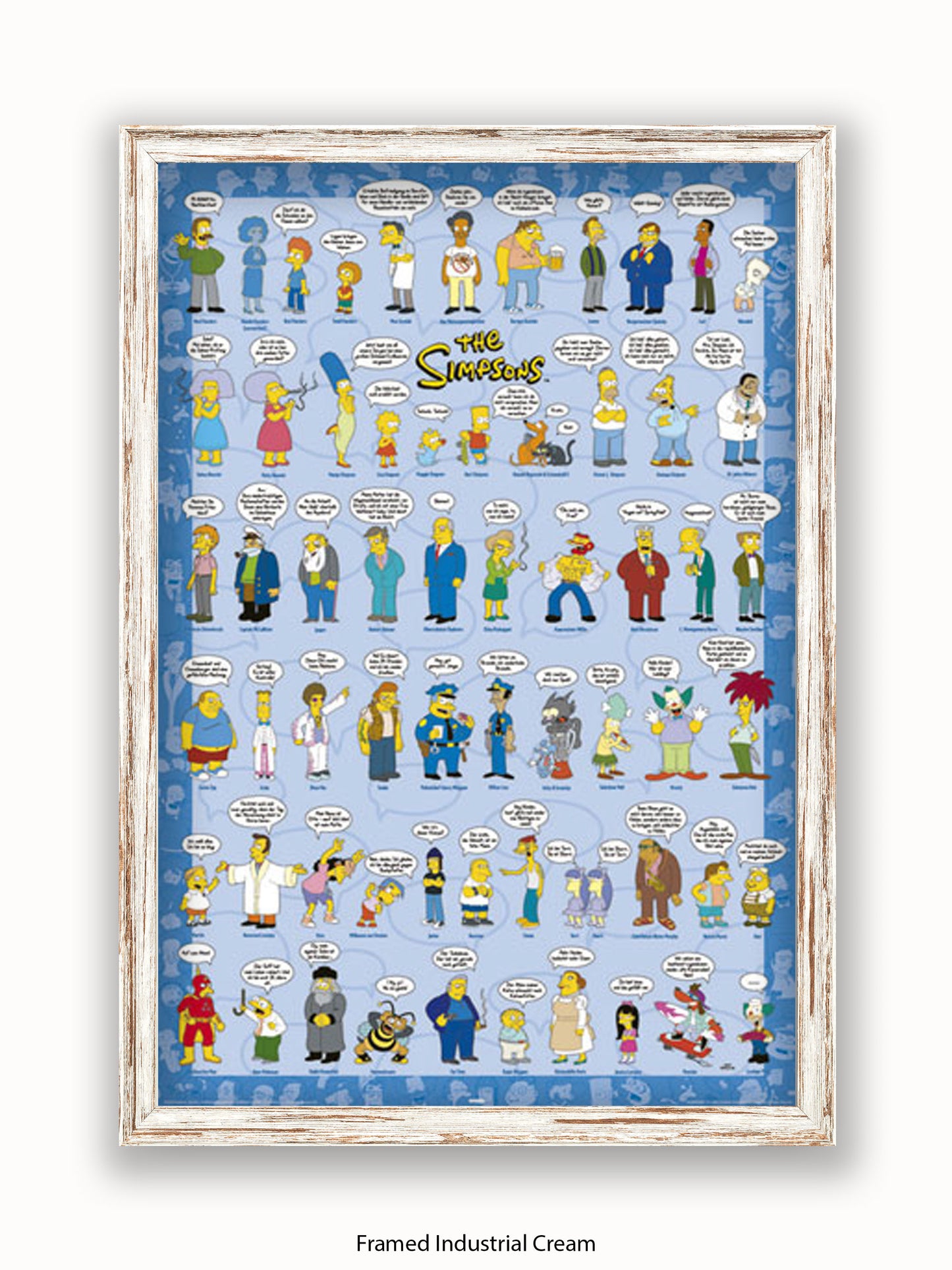 Simpsons  Spruche  Characters Poster