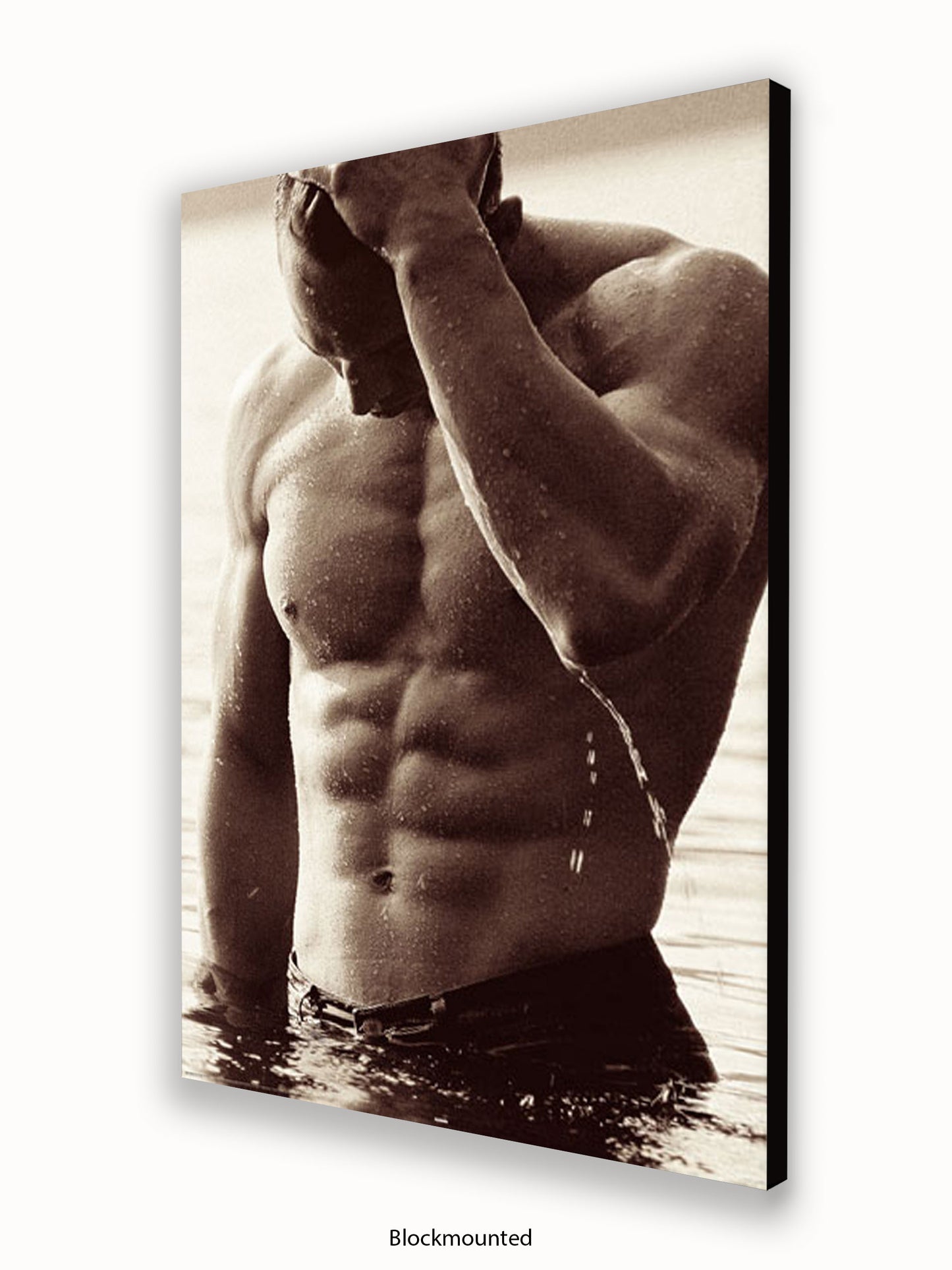 Sexy Man Rob Lang Get Wet Poster
