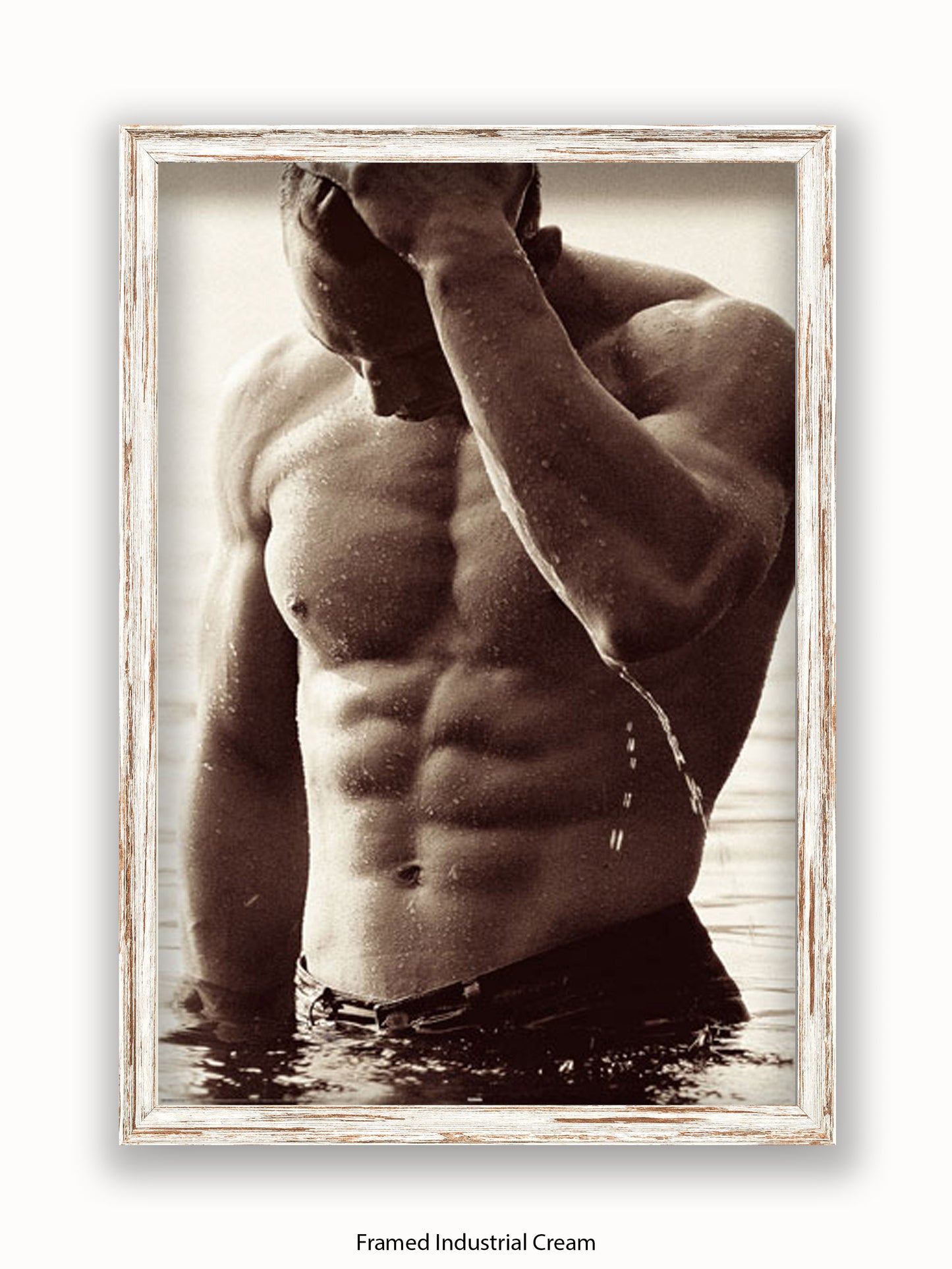 Sexy Man Rob Lang Get Wet Poster